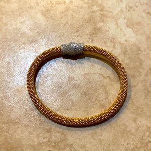 NWT QVC Vicenza Silver 18k gold over silver bracelet